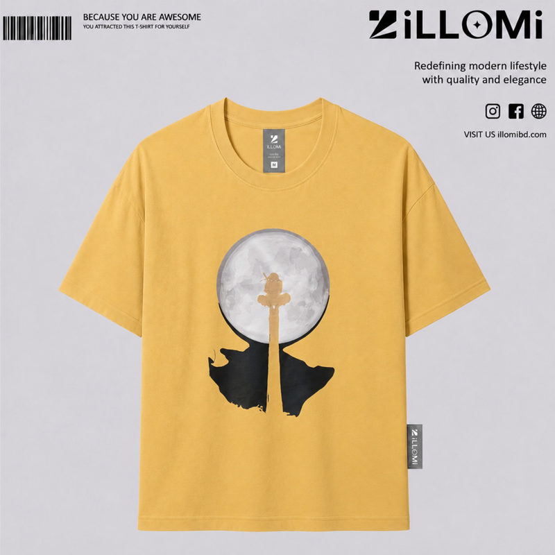 Moonlight Itachi Dtf Drop-Shoulder Golden Yellow image 1