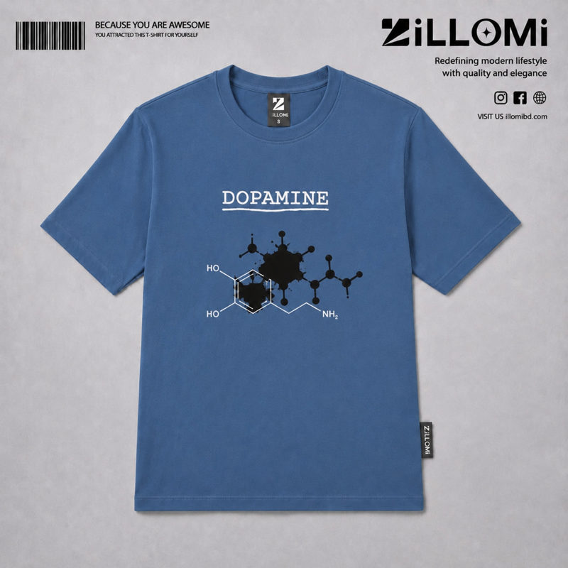 DOPAMINE Dtf S-shirt Dusty-Blue image 1